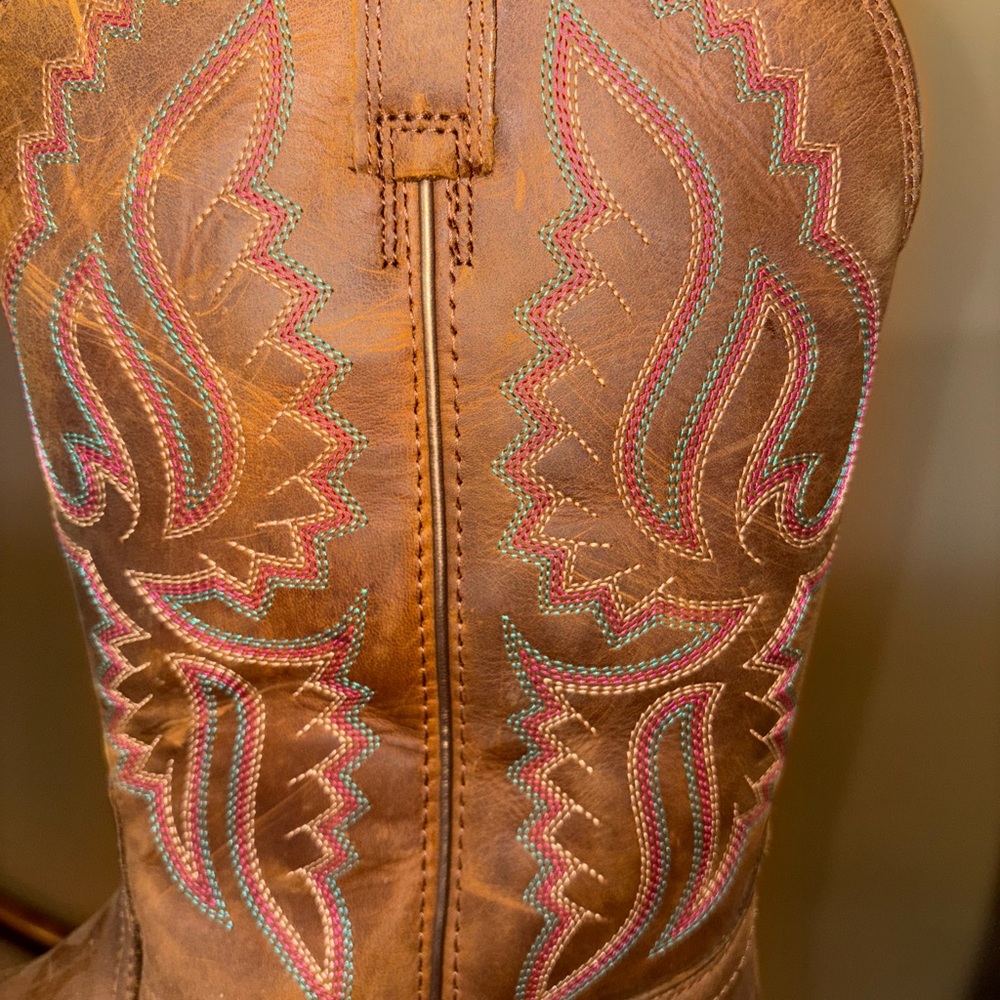 Ariat Leather Cowboy Boots - Picture 4 of 8